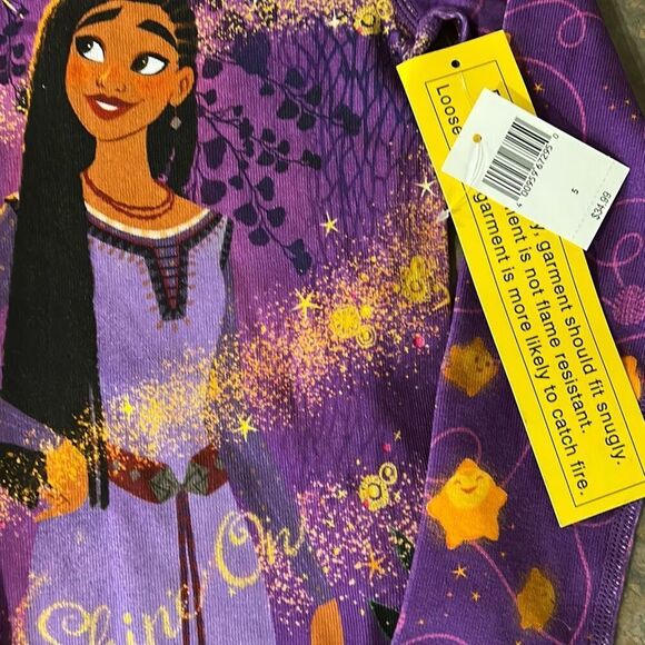 Disney ListingDisney Asha Wish Collection Pajamas kids Sz 5 - Picture 2 of 8